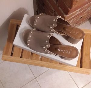 Atomize nude nude 9 1/2 women's sandals